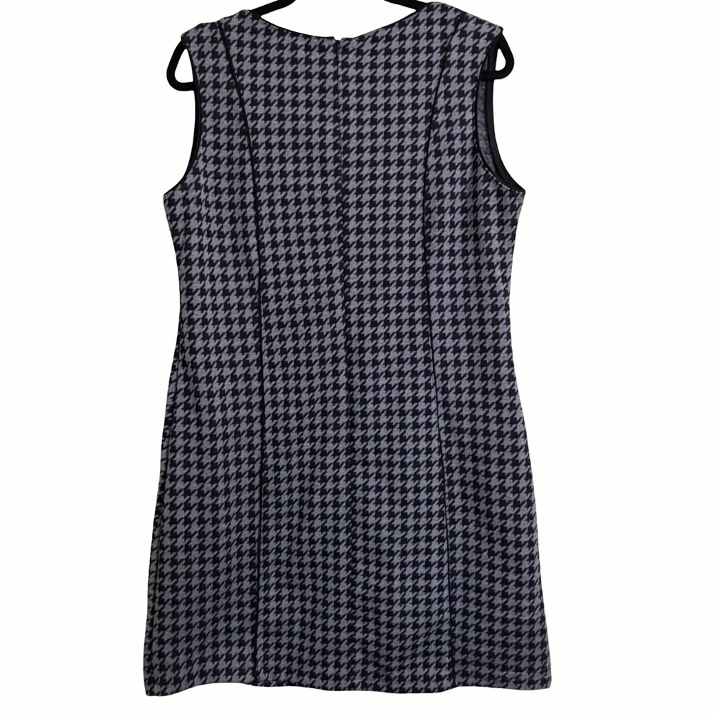 F&F Clothing Gray & Black Houndstooth Sleeveless Career Dress Size XXL - Picture 8 of 16